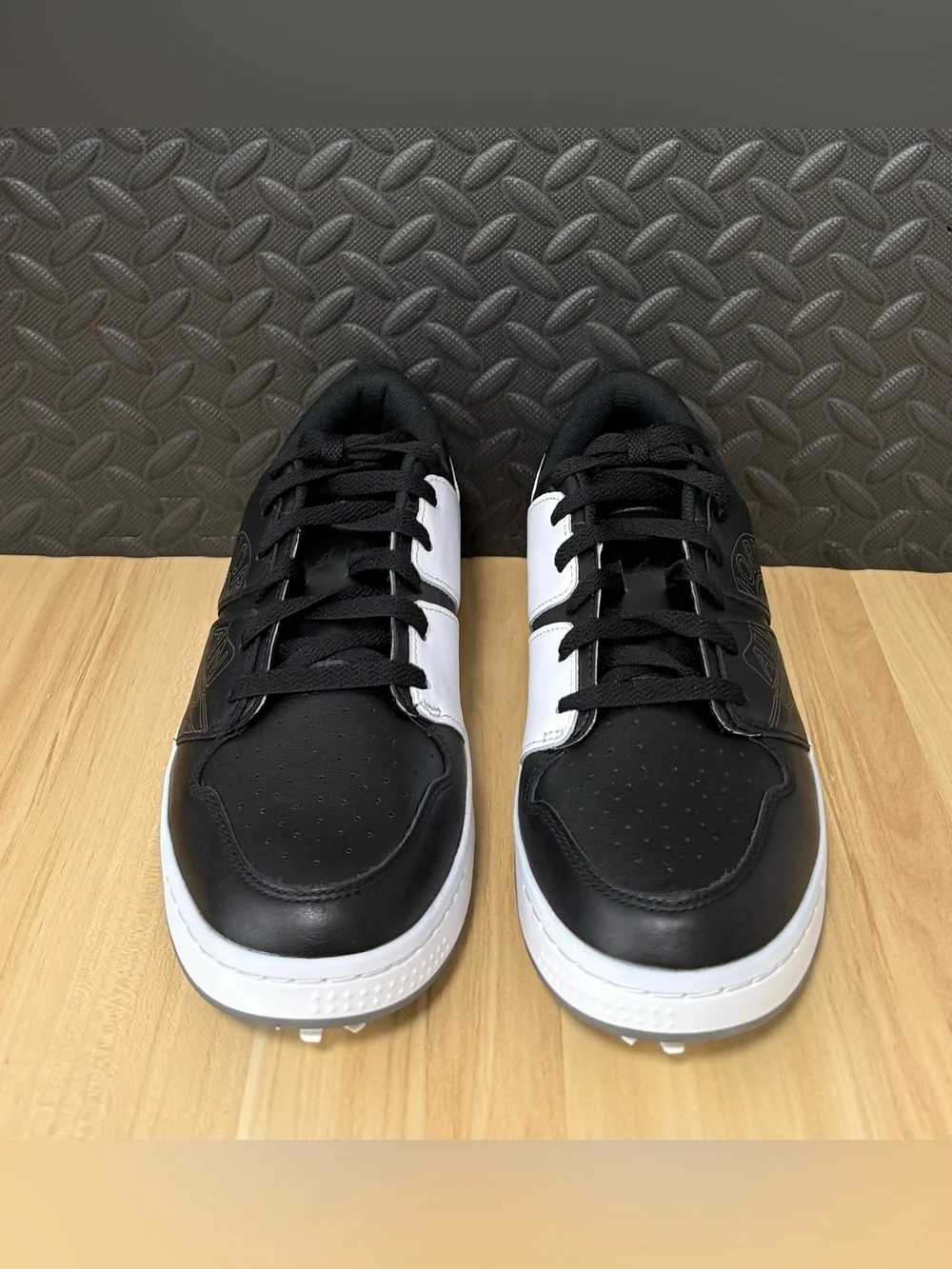 Air Jordan 1 Low NU Black White Golf Shoes FZ4153-003 Mens Sizes